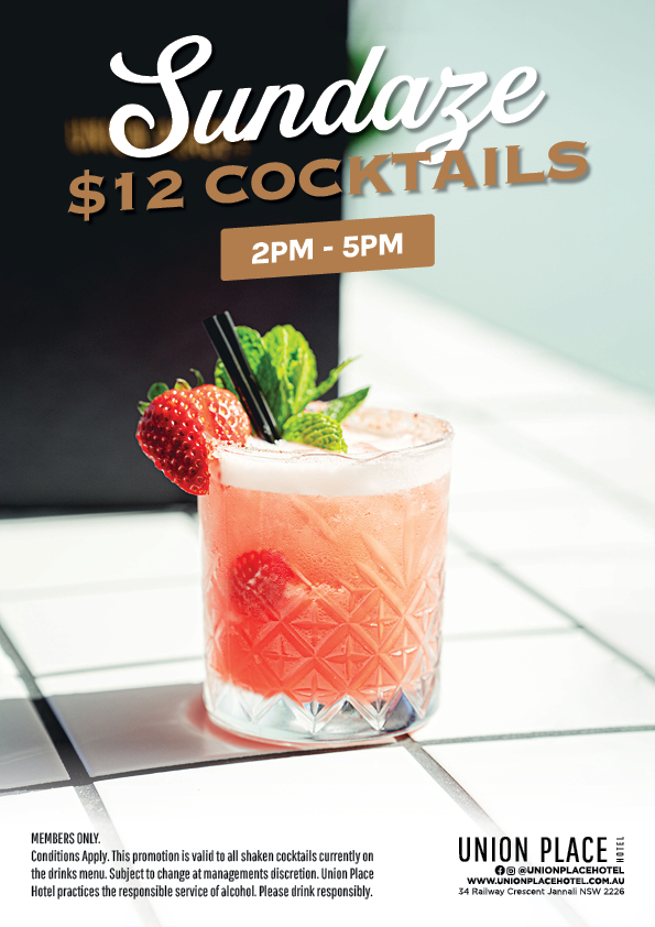 Sundayze $12 Cocktails - Union Place Hotel